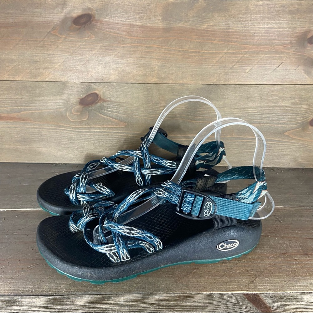 chaco zx2 classic womens size 8 shoes green strappy athletic outdoor sandals